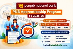 Punjab National Bank PNB Apprentice Recruitment 2026