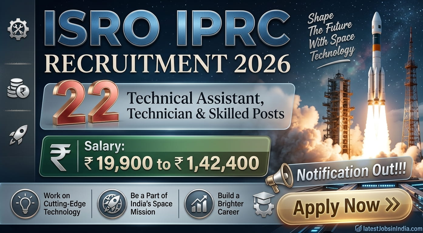 ISRO IPRC Recruitment 2026